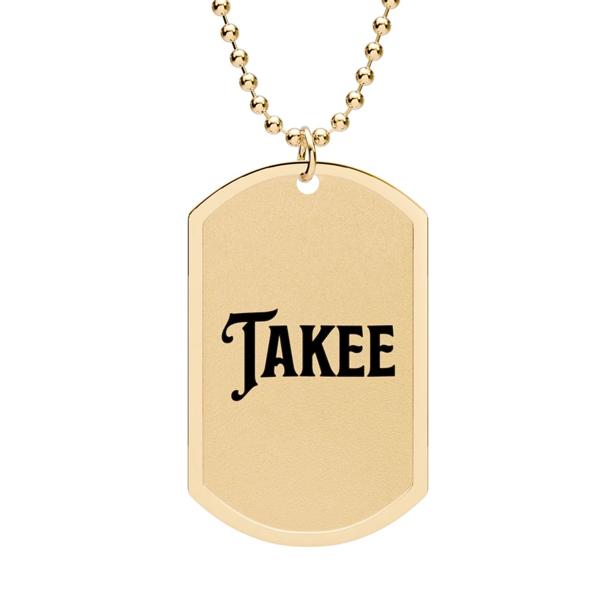 Takee | dog tag necklace